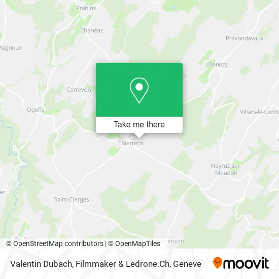 Valentin Dubach, Filmmaker & Ledrone.Ch map
