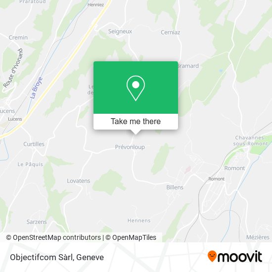 Objectifcom Sàrl map