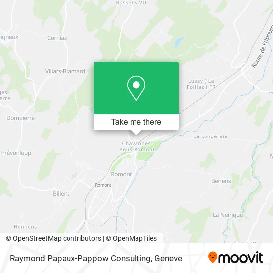 Raymond Papaux-Pappow Consulting map