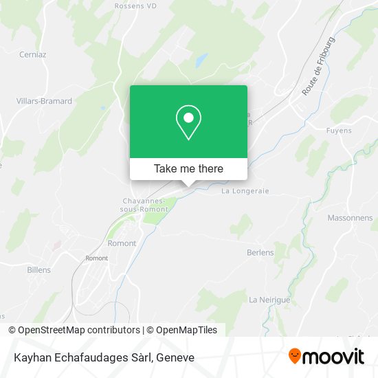 Kayhan Echafaudages Sàrl map