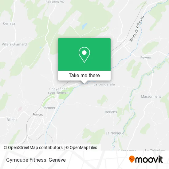 Gymcube Fitness map