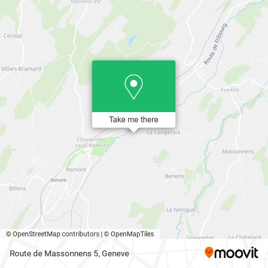Route de Massonnens 5 map