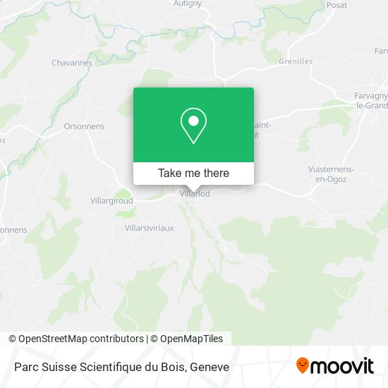 Parc Suisse Scientifique du Bois map