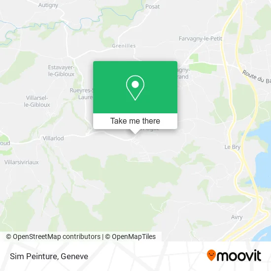Sim Peinture map