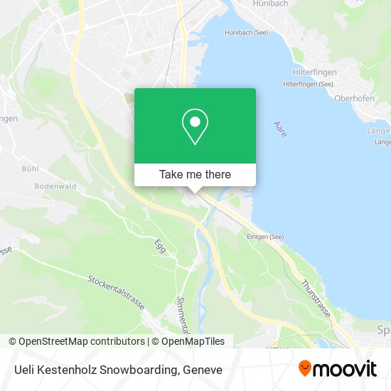 Ueli Kestenholz Snowboarding map