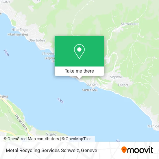 Metal Recycling Services Schweiz map