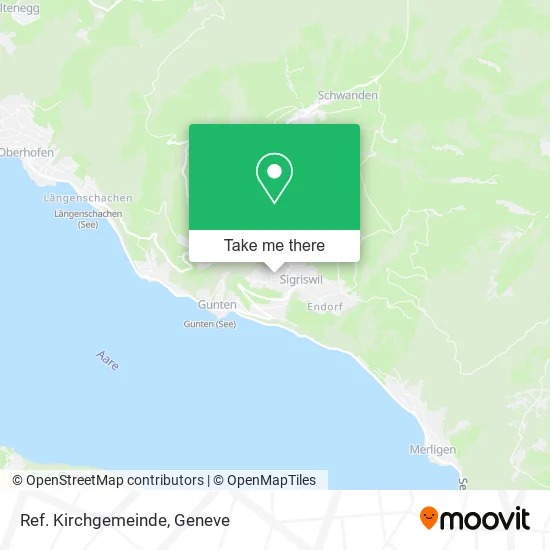 Ref. Kirchgemeinde map
