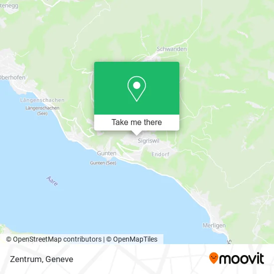 Zentrum map