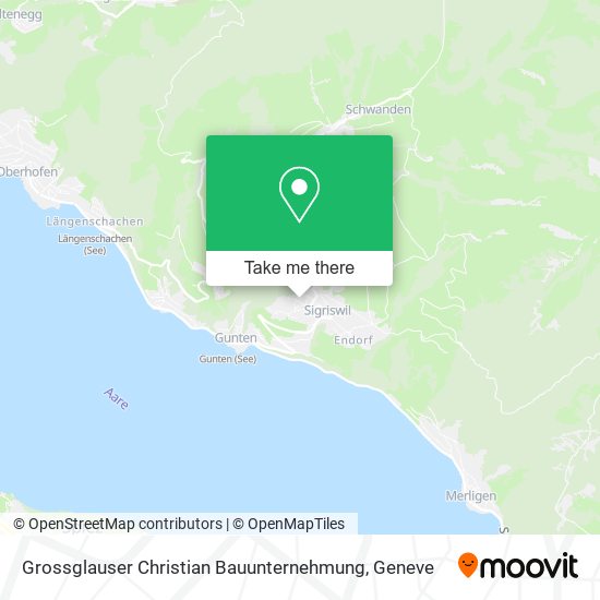 Grossglauser Christian Bauunternehmung map
