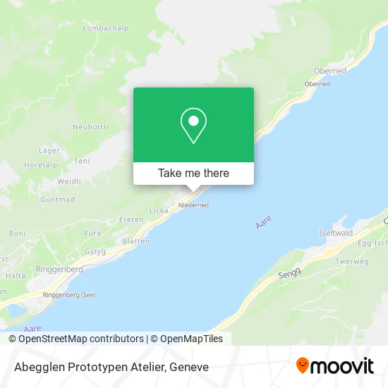 Abegglen Prototypen Atelier map