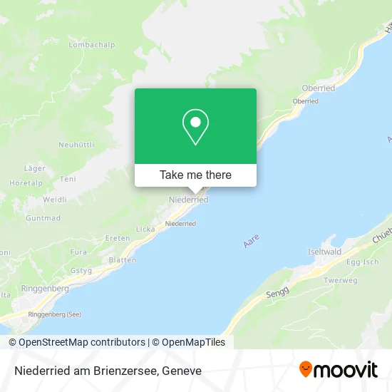 Niederried am Brienzersee map