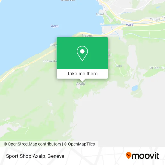Sport Shop Axalp map