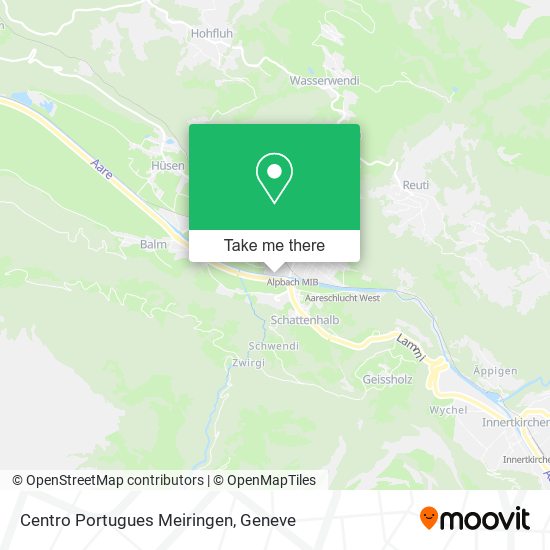 Centro Portugues Meiringen map