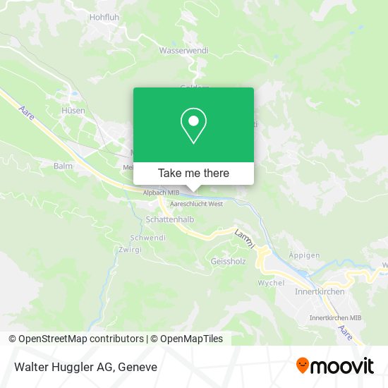 Walter Huggler AG map