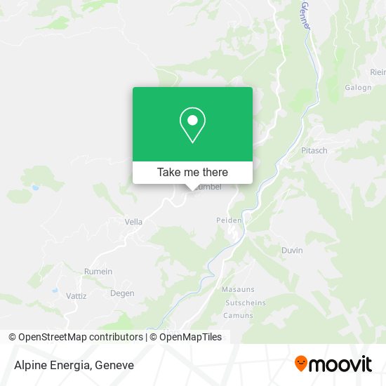 Alpine Energia map