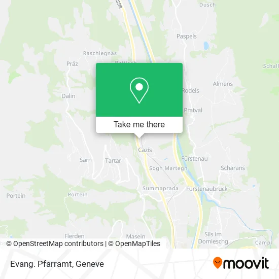 Evang. Pfarramt map