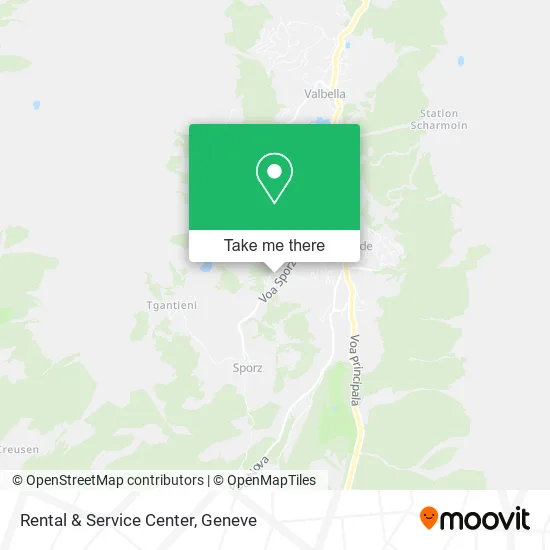Rental & Service Center map