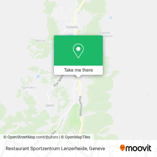 Restaurant Sportzentrum Lenzerheide map