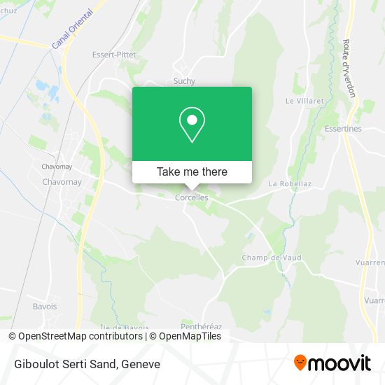Giboulot Serti Sand map