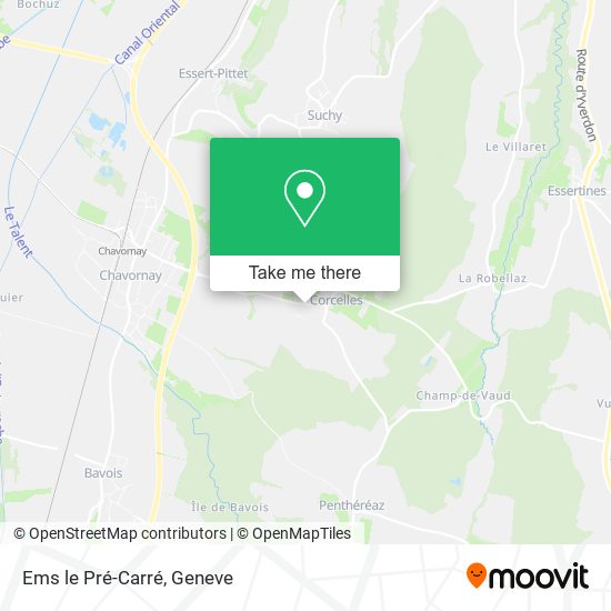 Ems le Pré-Carré map