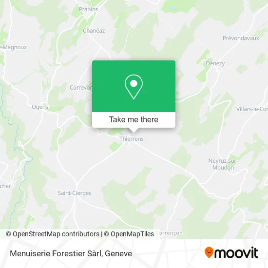 Menuiserie Forestier Sàrl map