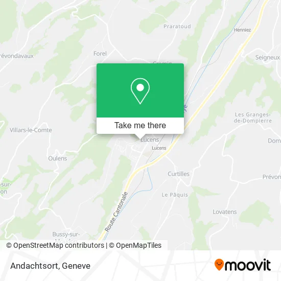 Andachtsort map