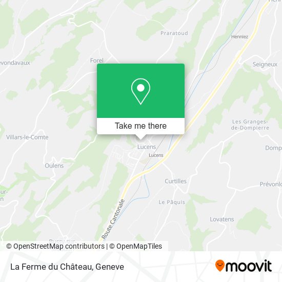 La Ferme du Château map