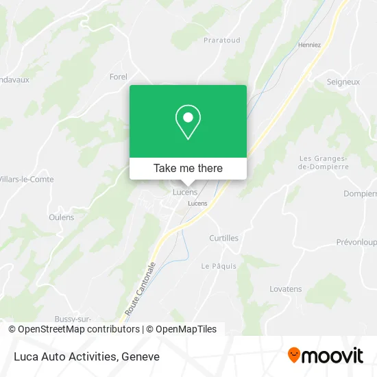 Luca Auto Activities map