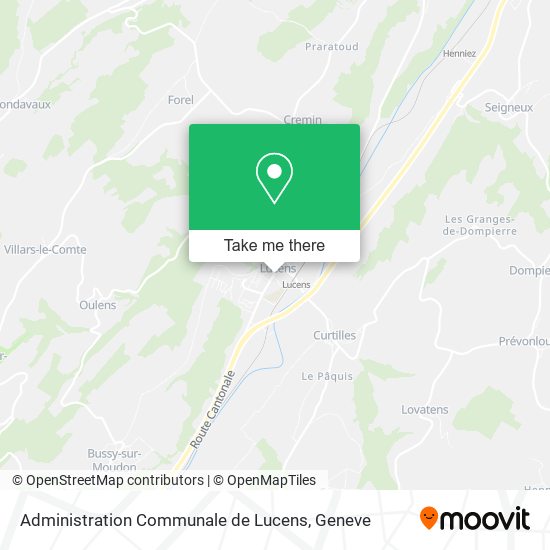 Administration Communale de Lucens map