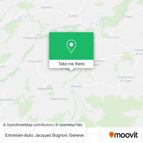 Entretien-Auto Jacques Bugnon map