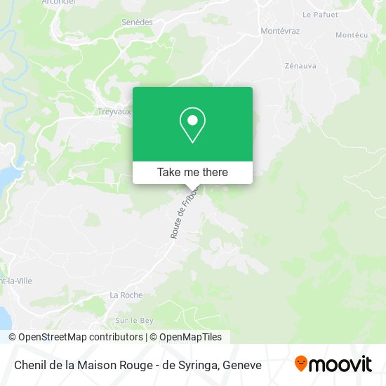 Chenil de la Maison Rouge - de Syringa map