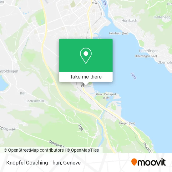 Knöpfel Coaching Thun map