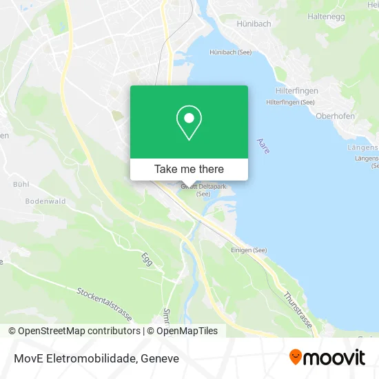 MovE Eletromobilidade map