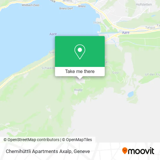 Chemihüttli Apartments Axalp map