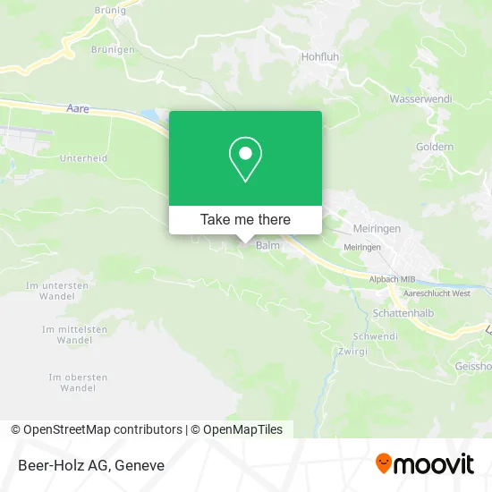 Beer-Holz AG map
