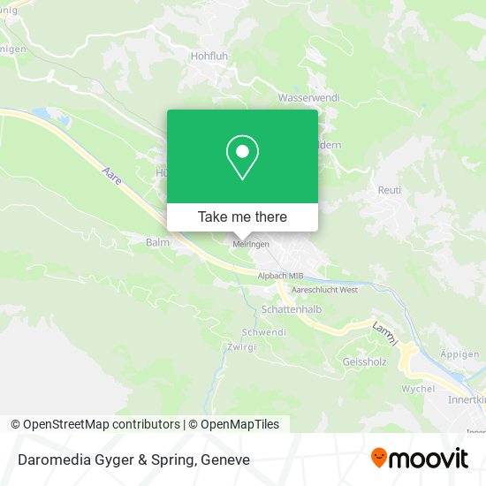 Daromedia Gyger & Spring map
