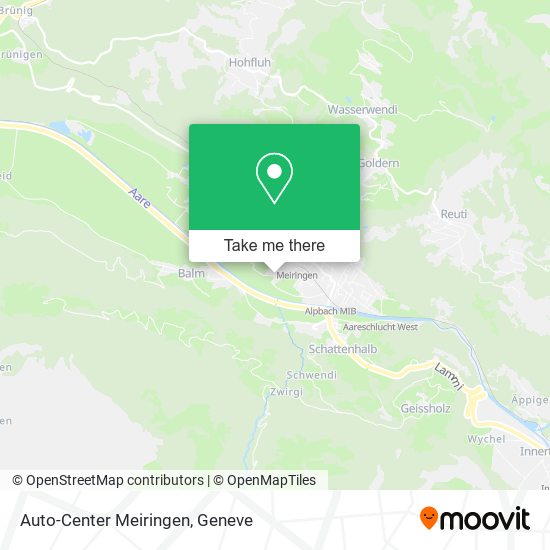 Auto-Center Meiringen map