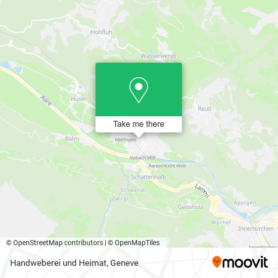 Handweberei und Heimat map