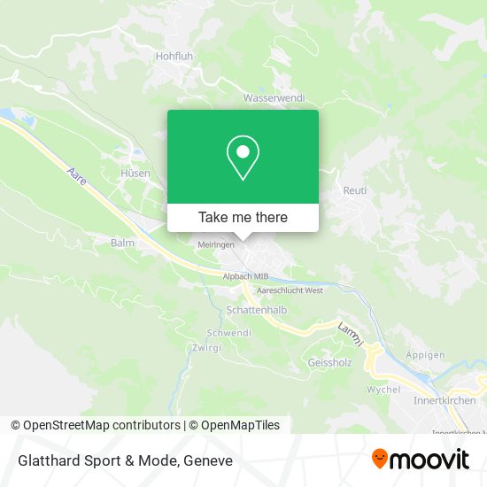Glatthard Sport & Mode map