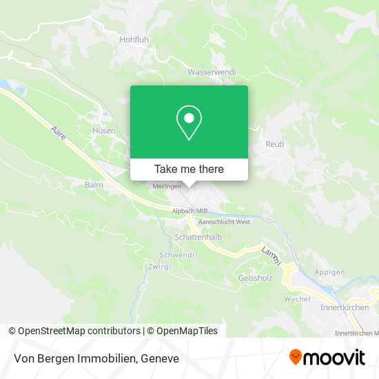 Von Bergen Immobilien map