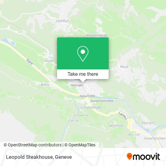 Leopold Steakhouse map