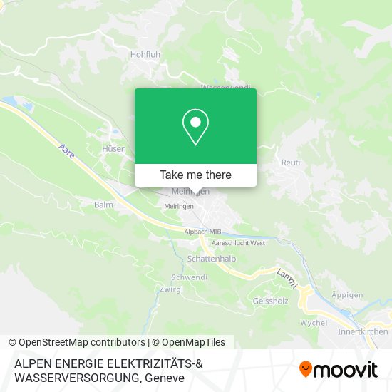 ALPEN ENERGIE ELEKTRIZITÄTS-& WASSERVERSORGUNG map