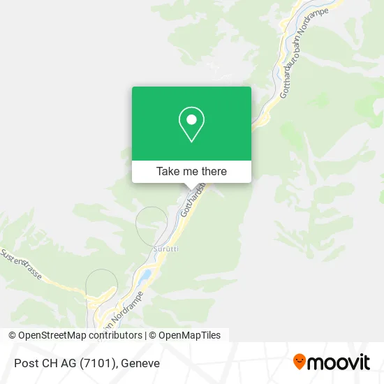 Post CH AG (7101) map
