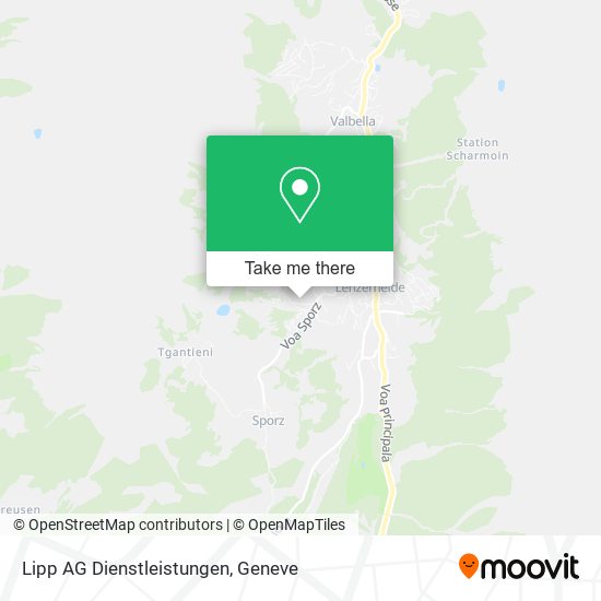 Lipp AG Dienstleistungen map