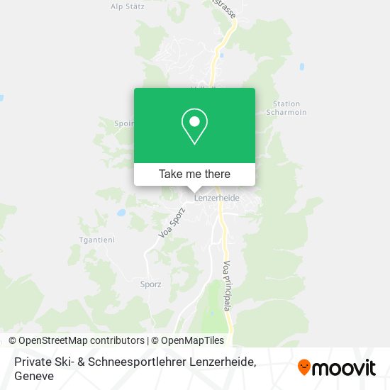 Private Ski- & Schneesportlehrer Lenzerheide map