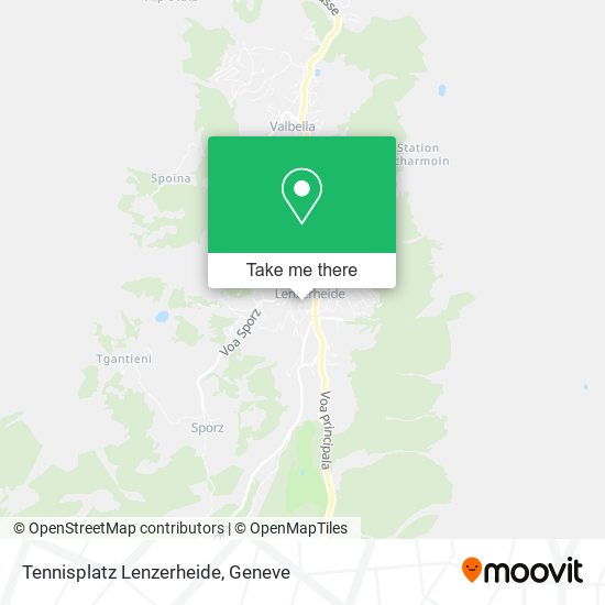 Tennisplatz Lenzerheide map