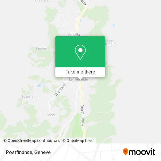 Postfinance map