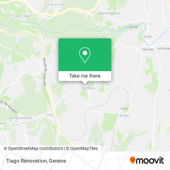 Tiago Rénovation map