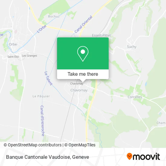 Banque Cantonale Vaudoise map