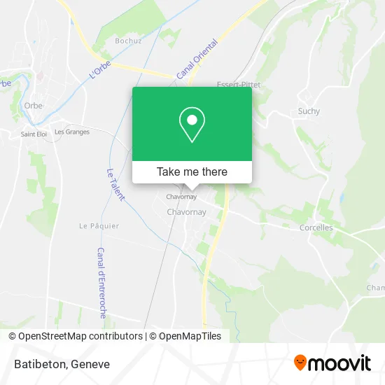 Batibeton map